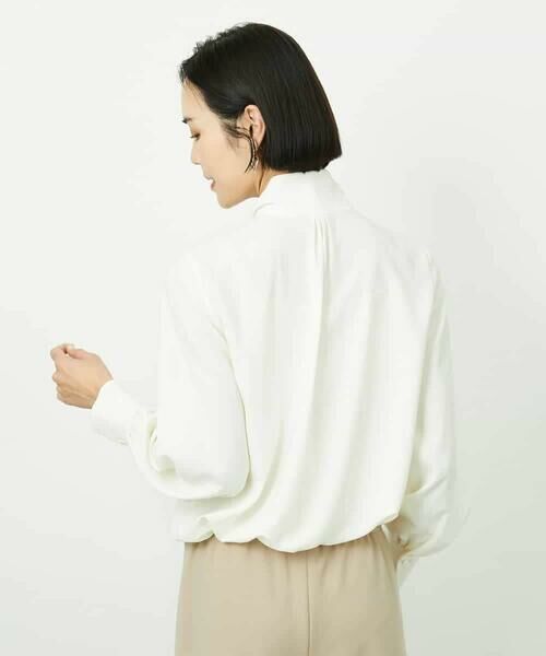 MICHEL KLEIN / ミッシェルクラン シャツ・ブラウス | ボウタイブラウス | 詳細2