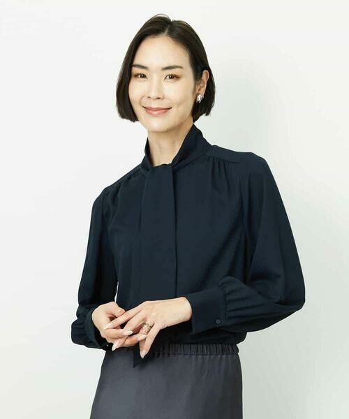 MICHEL KLEIN / ミッシェルクラン シャツ・ブラウス | ボウタイブラウス | 詳細20