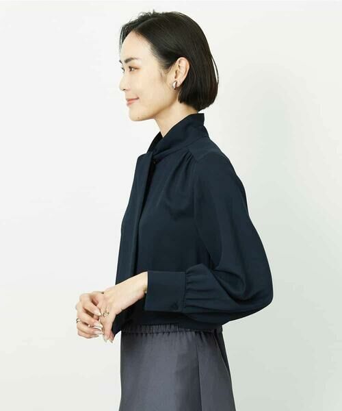 MICHEL KLEIN / ミッシェルクラン シャツ・ブラウス | ボウタイブラウス | 詳細21