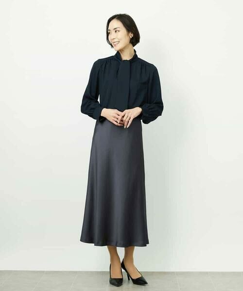 MICHEL KLEIN / ミッシェルクラン シャツ・ブラウス | ボウタイブラウス | 詳細22