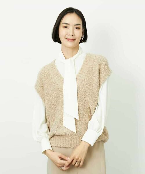 MICHEL KLEIN / ミッシェルクラン シャツ・ブラウス | ボウタイブラウス | 詳細7