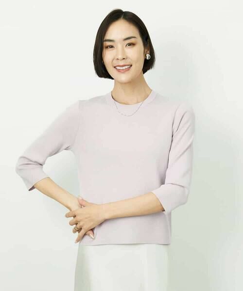 MICHEL KLEIN / ミッシェルクラン ニット・セーター | [アンサンブル対応]コンパクトニットプルオーバー | 詳細19