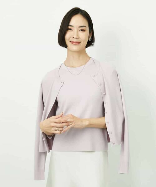 MICHEL KLEIN / ミッシェルクラン ニット・セーター | [アンサンブル対応]コンパクトニットプルオーバー | 詳細21