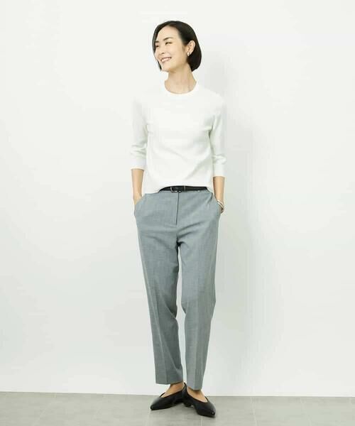 MICHEL KLEIN / ミッシェルクラン ニット・セーター | [アンサンブル対応]コンパクトニットプルオーバー | 詳細4