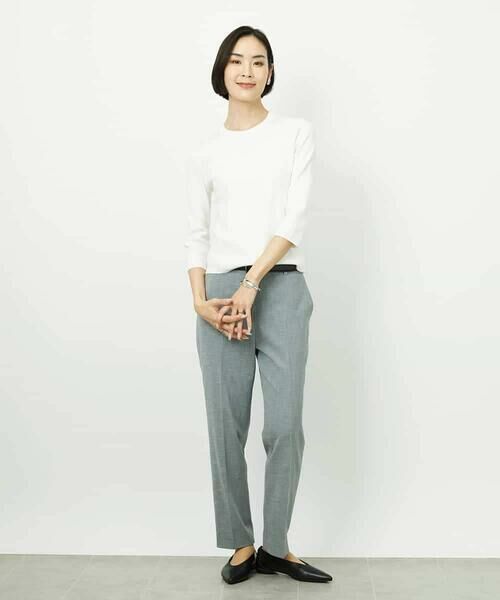 MICHEL KLEIN / ミッシェルクラン ニット・セーター | [アンサンブル対応]コンパクトニットプルオーバー | 詳細6