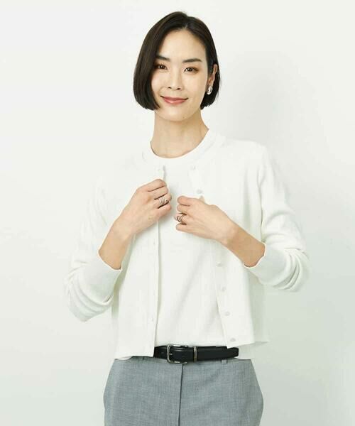 MICHEL KLEIN / ミッシェルクラン ニット・セーター | [アンサンブル対応]コンパクトニットプルオーバー | 詳細7