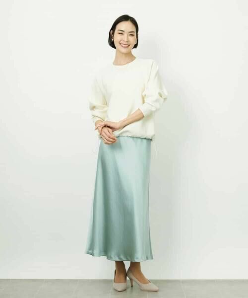 MICHEL KLEIN / ミッシェルクラン ニット・セーター | ドロストラグランニットプルオーバー | 詳細15