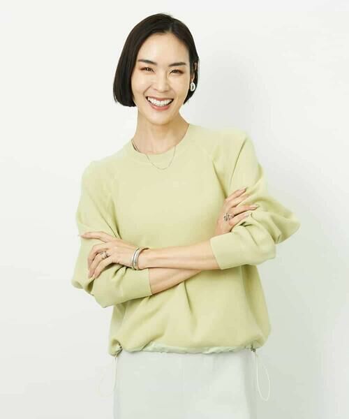 MICHEL KLEIN / ミッシェルクラン ニット・セーター | ドロストラグランニットプルオーバー | 詳細7