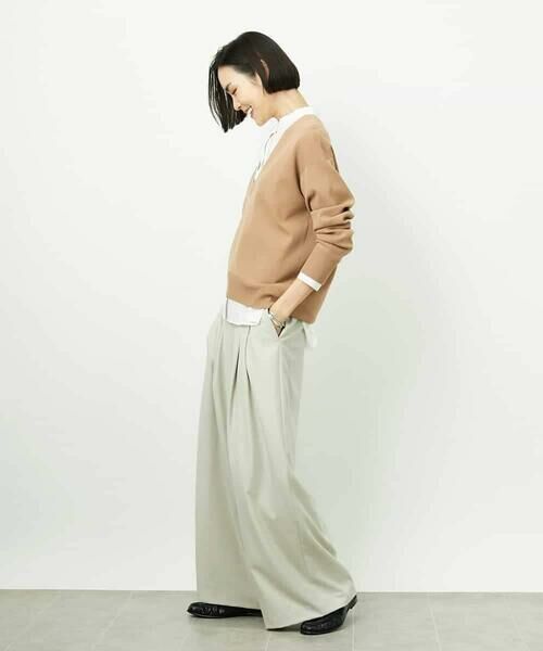 MICHEL KLEIN / ミッシェルクラン ニット・セーター | Vネックニットプルオーバー | 詳細11