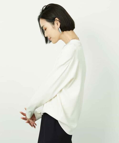 MICHEL KLEIN / ミッシェルクラン ニット・セーター | Vネックニットプルオーバー | 詳細13