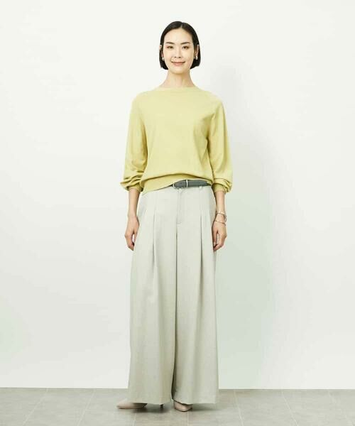 MICHEL KLEIN / ミッシェルクラン ニット・セーター | ホールガーメント(R)ボトルネックニット | 詳細10