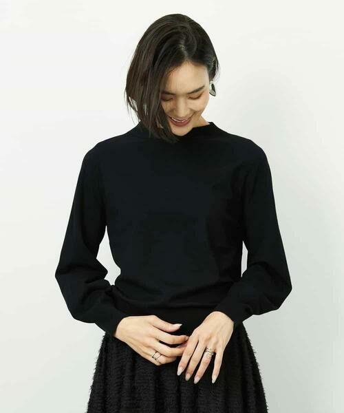 MICHEL KLEIN / ミッシェルクラン ニット・セーター | ホールガーメント(R)ボトルネックニット | 詳細18