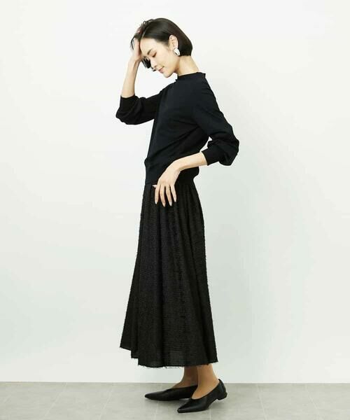 MICHEL KLEIN / ミッシェルクラン ニット・セーター | ホールガーメント(R)ボトルネックニット | 詳細20