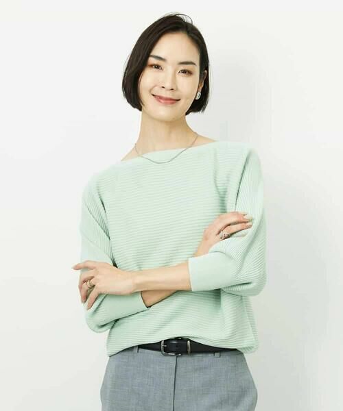 MICHEL KLEIN / ミッシェルクラン ニット・セーター | ［定番人気］ホールガーメント(R)ドルマンスリーブニット | 詳細13