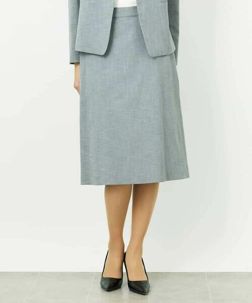 MICHEL KLEIN / ミッシェルクラン ロング・マキシ丈スカート | [セットアップ対応]セミフレアSK | 詳細6