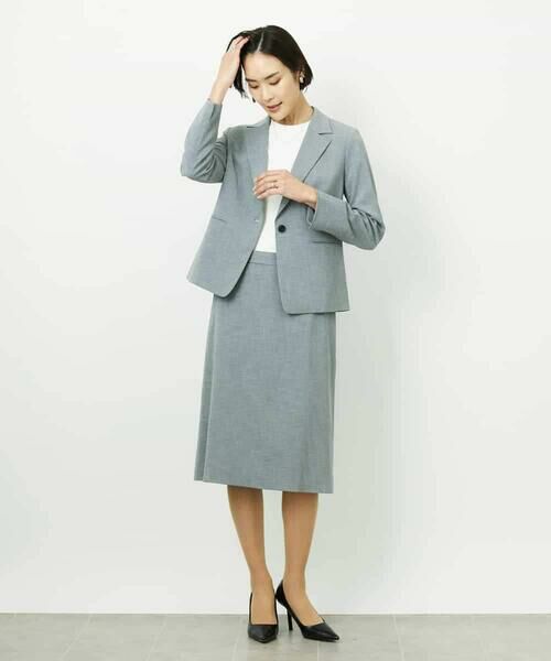 MICHEL KLEIN / ミッシェルクラン ロング・マキシ丈スカート | [セットアップ対応]セミフレアSK | 詳細7