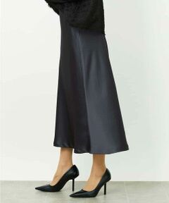 MICHEL KLEIN / ミッシェルクラン ロング・マキシ丈スカート | [コージーボトム]ヴィンテージサテンスカート