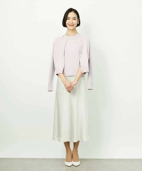 MICHEL KLEIN / ミッシェルクラン ロング・マキシ丈スカート | [コージーボトム]ヴィンテージサテンスカート | 詳細15