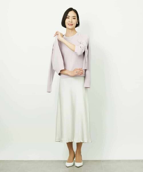 MICHEL KLEIN / ミッシェルクラン ロング・マキシ丈スカート | [コージーボトム]ヴィンテージサテンスカート | 詳細17