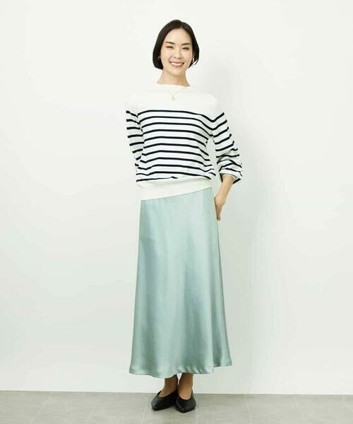 MICHEL KLEIN / ミッシェルクラン ロング・マキシ丈スカート | [コージーボトム]ヴィンテージサテンスカート | 詳細9