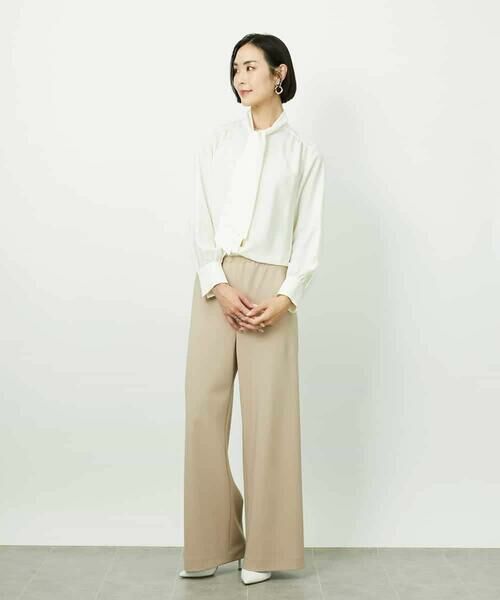 MICHEL KLEIN / ミッシェルクラン その他パンツ | [コージーボトム]シームレスワイドパンツ | 詳細13