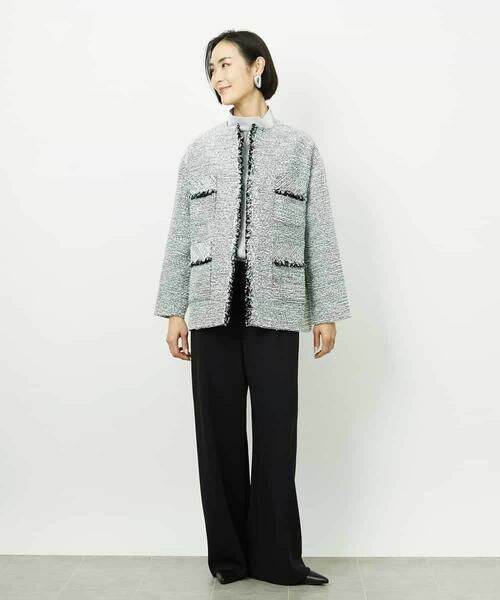 MICHEL KLEIN / ミッシェルクラン その他パンツ | [コージーボトム]シームレスワイドパンツ | 詳細25