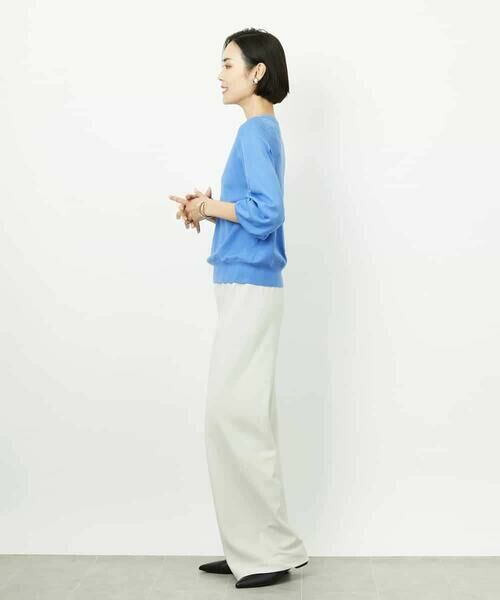 MICHEL KLEIN / ミッシェルクラン その他パンツ | [コージーボトム]シームレスワイドパンツ | 詳細30