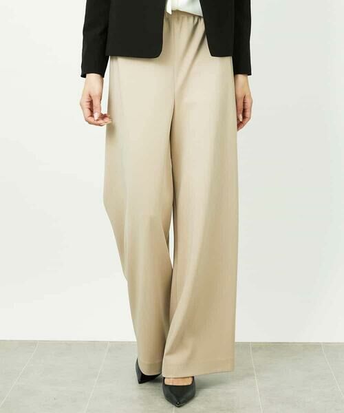 MICHEL KLEIN / ミッシェルクラン その他パンツ | [コージーボトム]シームレスワイドパンツ | 詳細5