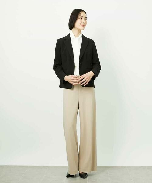 MICHEL KLEIN / ミッシェルクラン その他パンツ | [コージーボトム]シームレスワイドパンツ | 詳細7