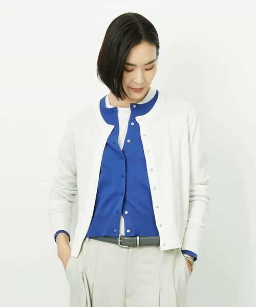 MICHEL KLEIN / ミッシェルクラン カーディガン・ボレロ | コンパクトクルーネックカーディガン | 詳細12