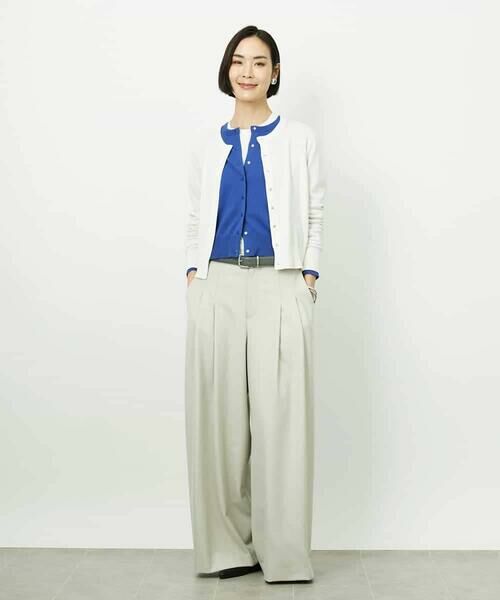 MICHEL KLEIN / ミッシェルクラン カーディガン・ボレロ | コンパクトクルーネックカーディガン | 詳細14