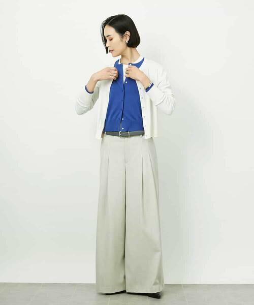 MICHEL KLEIN / ミッシェルクラン カーディガン・ボレロ | コンパクトクルーネックカーディガン | 詳細15