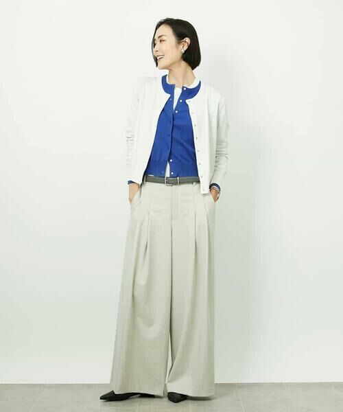 MICHEL KLEIN / ミッシェルクラン カーディガン・ボレロ | コンパクトクルーネックカーディガン | 詳細16