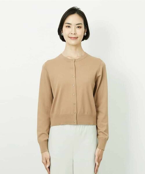 MICHEL KLEIN / ミッシェルクラン カーディガン・ボレロ | コンパクトクルーネックカーディガン | 詳細17