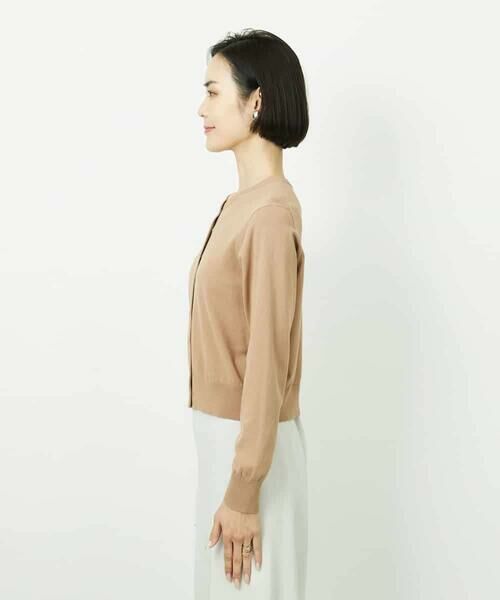 MICHEL KLEIN / ミッシェルクラン カーディガン・ボレロ | コンパクトクルーネックカーディガン | 詳細18