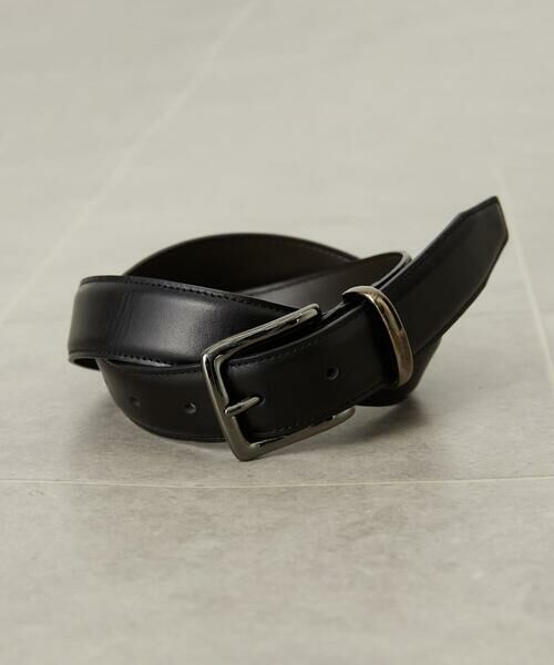 MICHEL KLEIN / ミッシェルクラン ベルト・サスペンダー | 本革ベルト（ブラック）