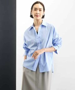 MICHEL KLEIN / ミッシェルクラン シャツ・ブラウス | オーバーサイズシャンブレーシャツ