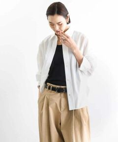 MICHEL KLEIN / ミッシェルクラン シャツ・ブラウス | オーバーサイズシャンブレーシャツ