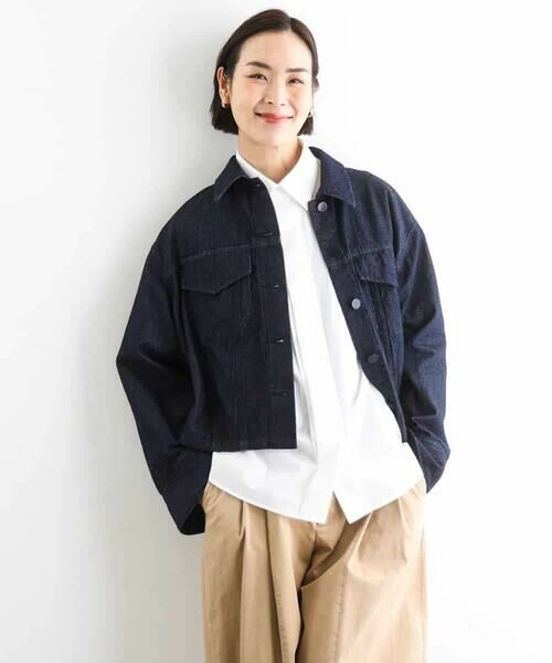 MICHEL KLEIN / ミッシェルクラン シャツ・ブラウス | オーバーサイズシャンブレーシャツ | 詳細17