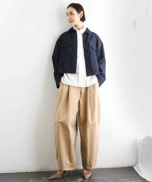 MICHEL KLEIN / ミッシェルクラン シャツ・ブラウス | オーバーサイズシャンブレーシャツ | 詳細19