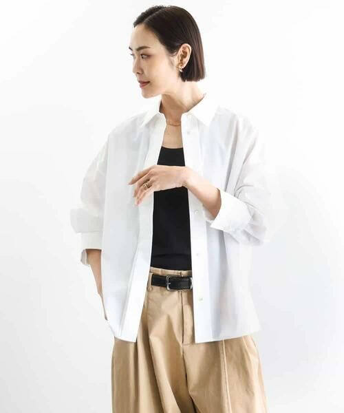 MICHEL KLEIN / ミッシェルクラン シャツ・ブラウス | オーバーサイズシャンブレーシャツ | 詳細2