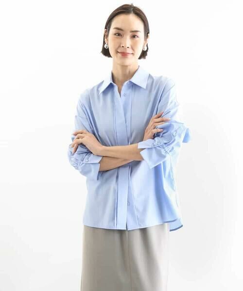 MICHEL KLEIN / ミッシェルクラン シャツ・ブラウス | オーバーサイズシャンブレーシャツ | 詳細24