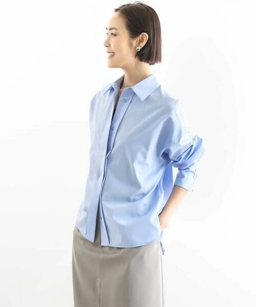 MICHEL KLEIN / ミッシェルクラン シャツ・ブラウス | オーバーサイズシャンブレーシャツ | 詳細25