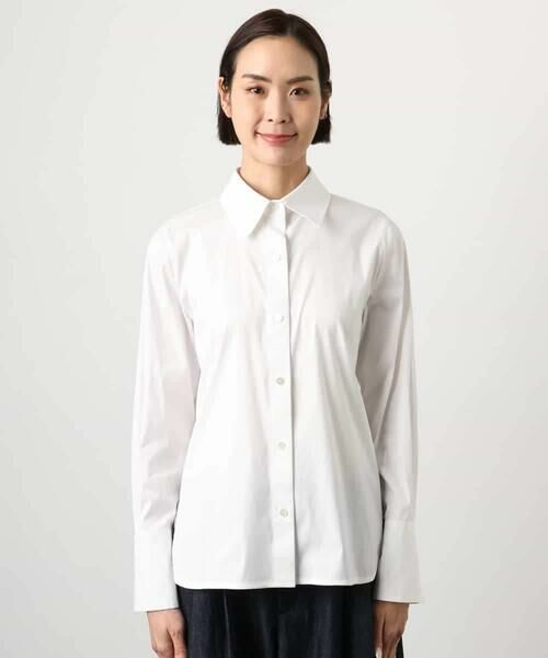 MICHEL KLEIN / ミッシェルクラン シャツ・ブラウス | ハイパワーストレッチ ブロードシャツ | 詳細6