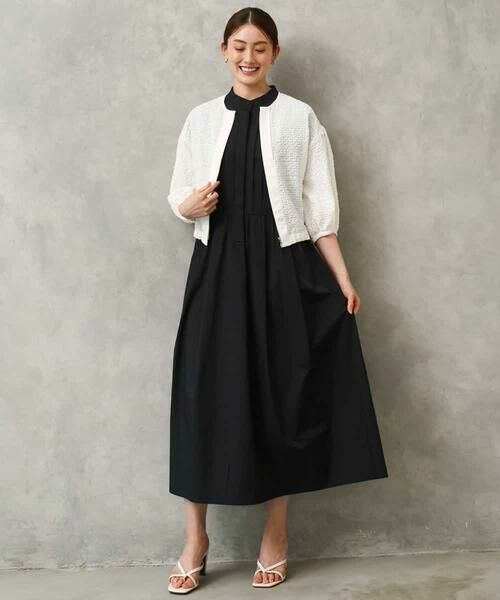 MICHEL KLEIN / ミッシェルクラン シャツ・ブラウス | [セットアップ対応]ワッフルボリュームスリーブブラウス | 詳細23