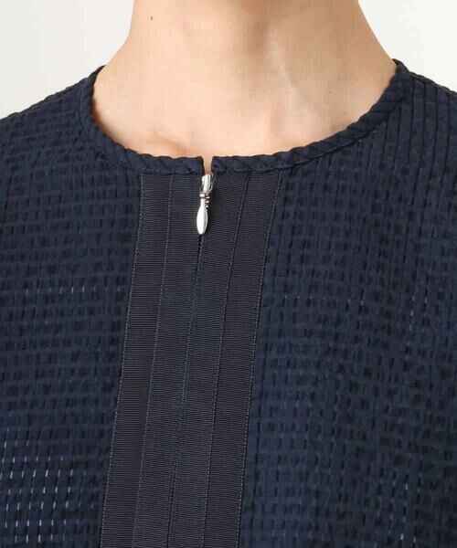 MICHEL KLEIN / ミッシェルクラン シャツ・ブラウス | [セットアップ対応]ワッフルボリュームスリーブブラウス | 詳細28