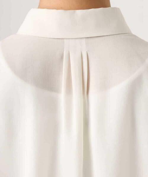 MICHEL KLEIN / ミッシェルクラン シャツ・ブラウス | シアータッチ ドローストリングシャツブラウス | 詳細19