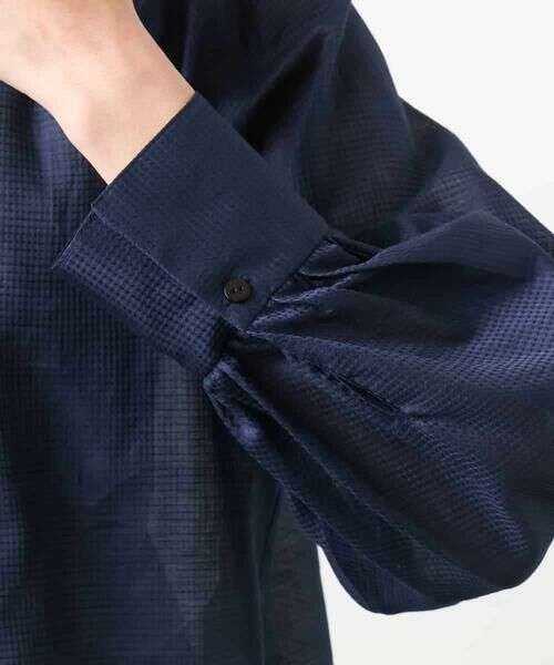 MICHEL KLEIN / ミッシェルクラン シャツ・ブラウス | [セットアップ対応]ライトワッフル細めリボンスキッパーブラウス | 詳細17