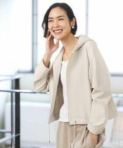 MICHEL KLEIN / ミッシェルクラン カーディガン・ボレロ | オーガニックコットン パイルパーカー