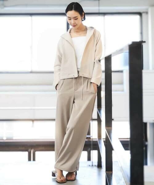 MICHEL KLEIN / ミッシェルクラン カーディガン・ボレロ | オーガニックコットン パイルパーカー | 詳細14